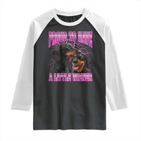 Funny Dachshund Dog Meme Raglan Shirt Proud To Have A Little Wiener - Wonder Print Shop