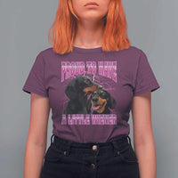 Funny Dachshund Dog Meme T Shirt For Women Proud To Have A Little Wiener - Wonder Print Shop