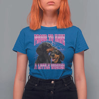 Funny Dachshund Dog Meme T Shirt For Women Proud To Have A Little Wiener - Wonder Print Shop