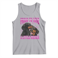 Funny Dachshund Dog Meme Tank Top Proud To Have A Little Wiener - Wonder Print Shop