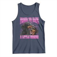 Funny Dachshund Dog Meme Tank Top Proud To Have A Little Wiener - Wonder Print Shop