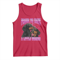 Funny Dachshund Dog Meme Tank Top Proud To Have A Little Wiener - Wonder Print Shop
