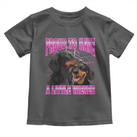 Funny Dachshund Dog Meme Toddler T Shirt Proud To Have A Little Wiener - Wonder Print Shop