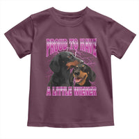 Funny Dachshund Dog Meme Toddler T Shirt Proud To Have A Little Wiener - Wonder Print Shop
