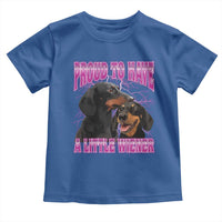 Funny Dachshund Dog Meme Toddler T Shirt Proud To Have A Little Wiener - Wonder Print Shop