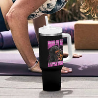 Funny Dachshund Dog Meme Tumbler With Handle Proud To Have A Little Wiener