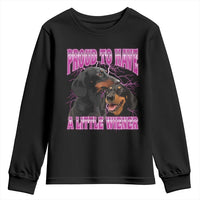 Funny Dachshund Dog Meme Youth Sweatshirt Proud To Have A Little Wiener - Wonder Print Shop