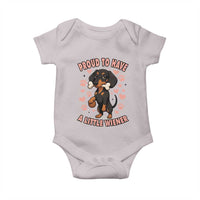 Dachshund Dog Lover Baby Onesie Proud To Have A Little Wiener - Wonder Print Shop