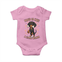 Dachshund Dog Lover Baby Onesie Proud To Have A Little Wiener - Wonder Print Shop