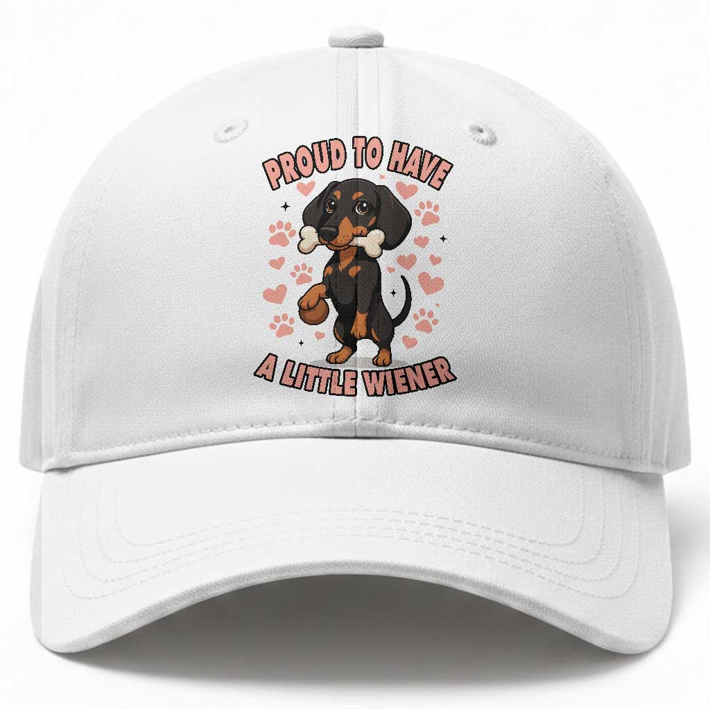 Dachshund Dog Lover Baseball Cap Proud To Have A Little Wiener