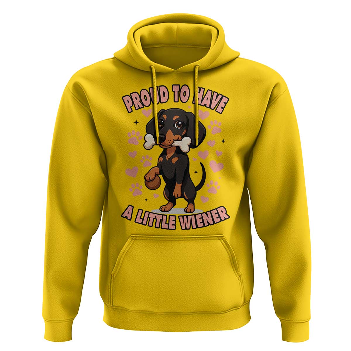 Dachshund Dog Lover Hoodie Proud To Have A Little Wiener - Wonder Print Shop