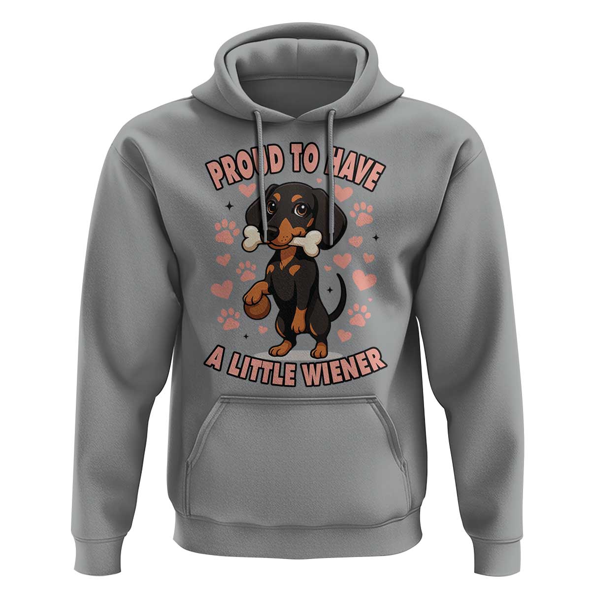 Dachshund Dog Lover Hoodie Proud To Have A Little Wiener - Wonder Print Shop