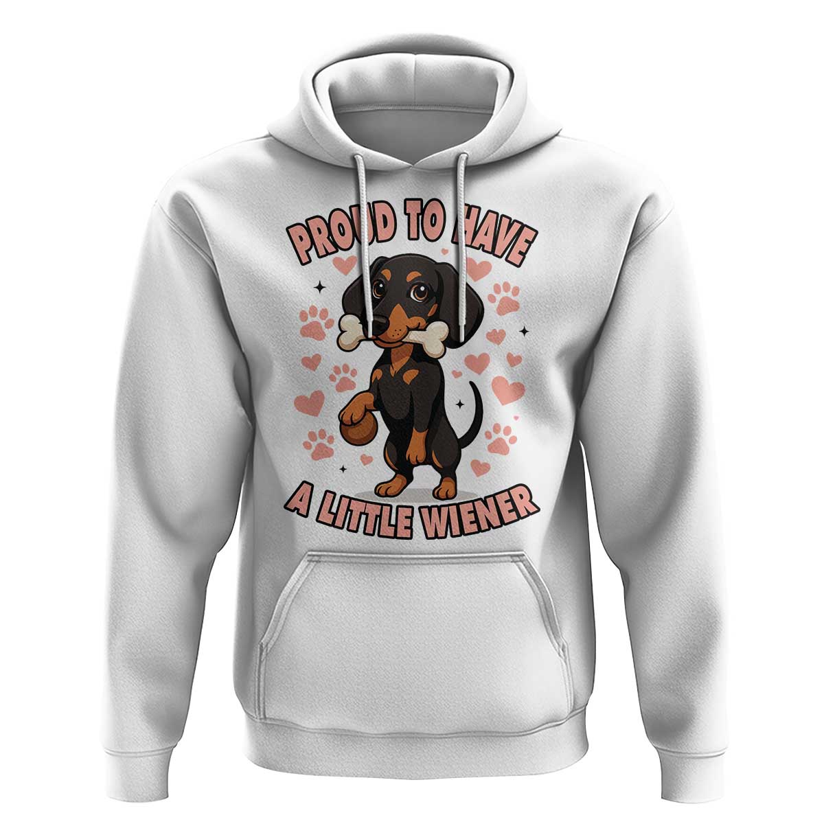 Dachshund Dog Lover Hoodie Proud To Have A Little Wiener - Wonder Print Shop