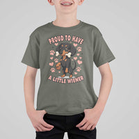 Dachshund Dog Lover T Shirt For Kid Proud To Have A Little Wiener - Wonder Print Shop