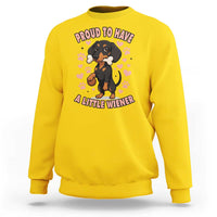 Dachshund Dog Lover Sweatshirt Proud To Have A Little Wiener - Wonder Print Shop
