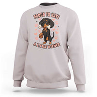 Dachshund Dog Lover Sweatshirt Proud To Have A Little Wiener - Wonder Print Shop