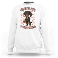 Dachshund Dog Lover Sweatshirt Proud To Have A Little Wiener - Wonder Print Shop