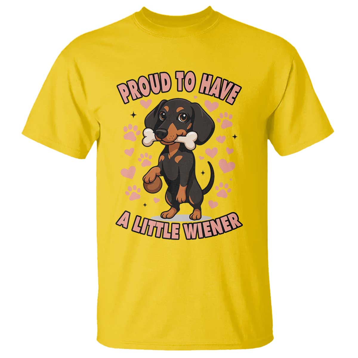 Dachshund Dog Lover T Shirt Proud To Have A Little Wiener - Wonder Print Shop