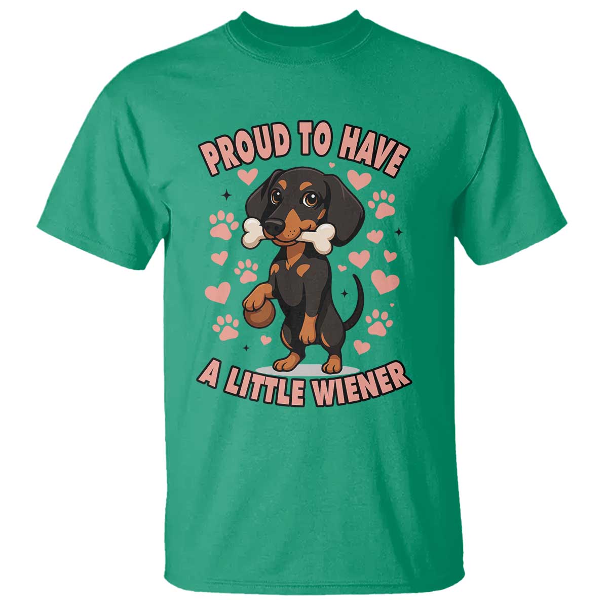 Dachshund Dog Lover T Shirt Proud To Have A Little Wiener - Wonder Print Shop