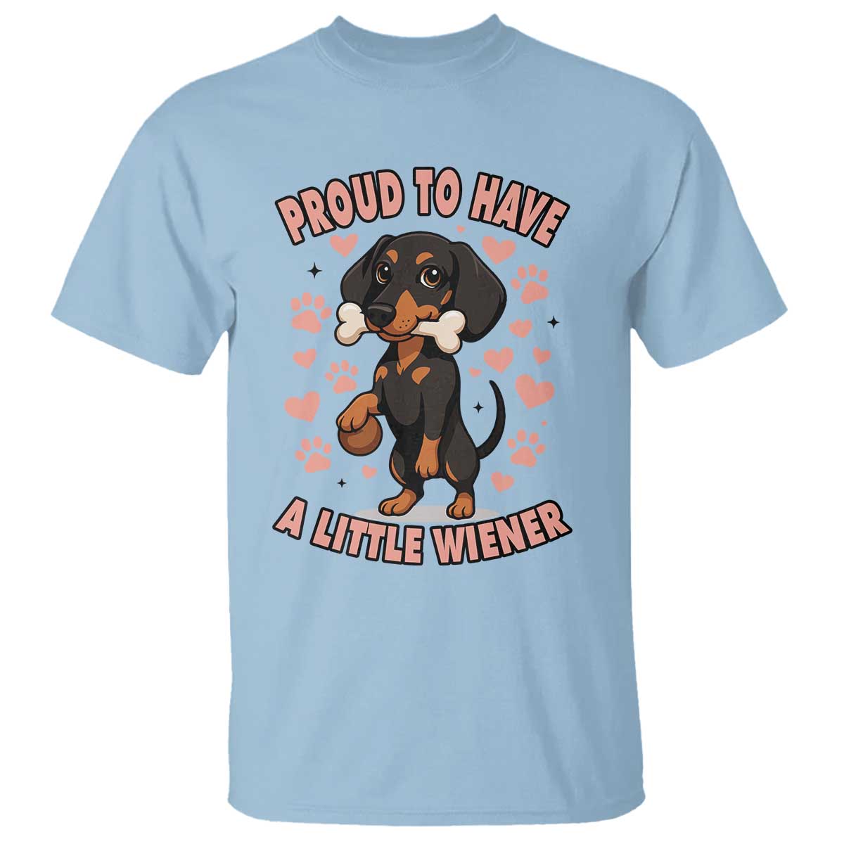 Dachshund Dog Lover T Shirt Proud To Have A Little Wiener - Wonder Print Shop