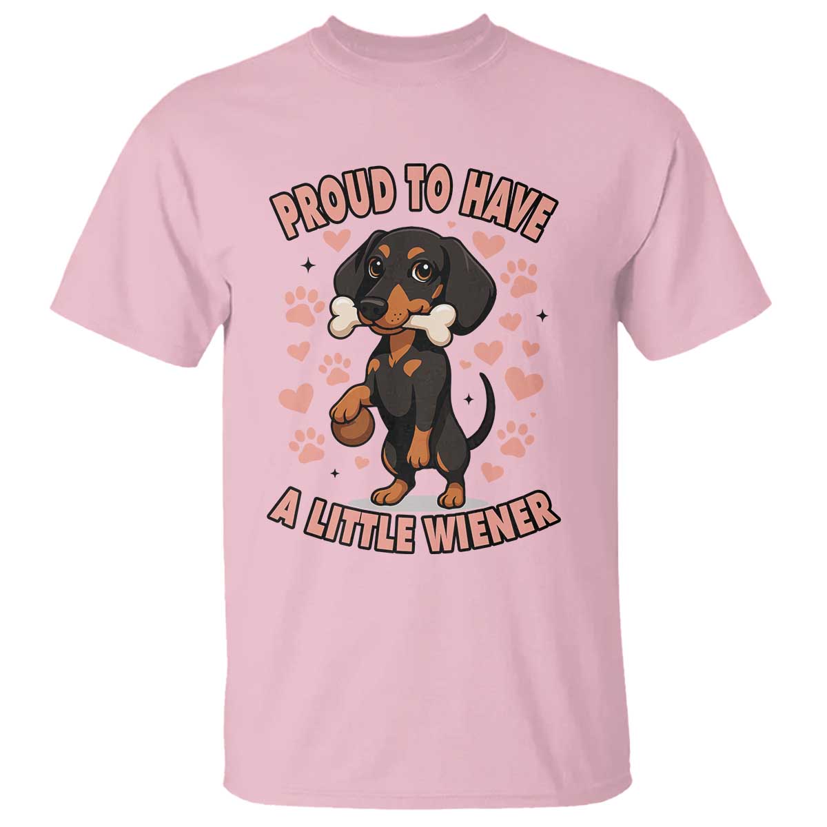 Dachshund Dog Lover T Shirt Proud To Have A Little Wiener - Wonder Print Shop