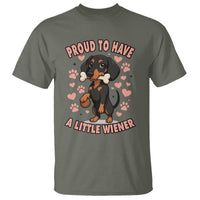 Dachshund Dog Lover T Shirt Proud To Have A Little Wiener - Wonder Print Shop