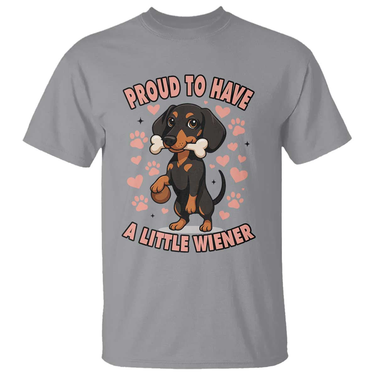 Dachshund Dog Lover T Shirt Proud To Have A Little Wiener - Wonder Print Shop