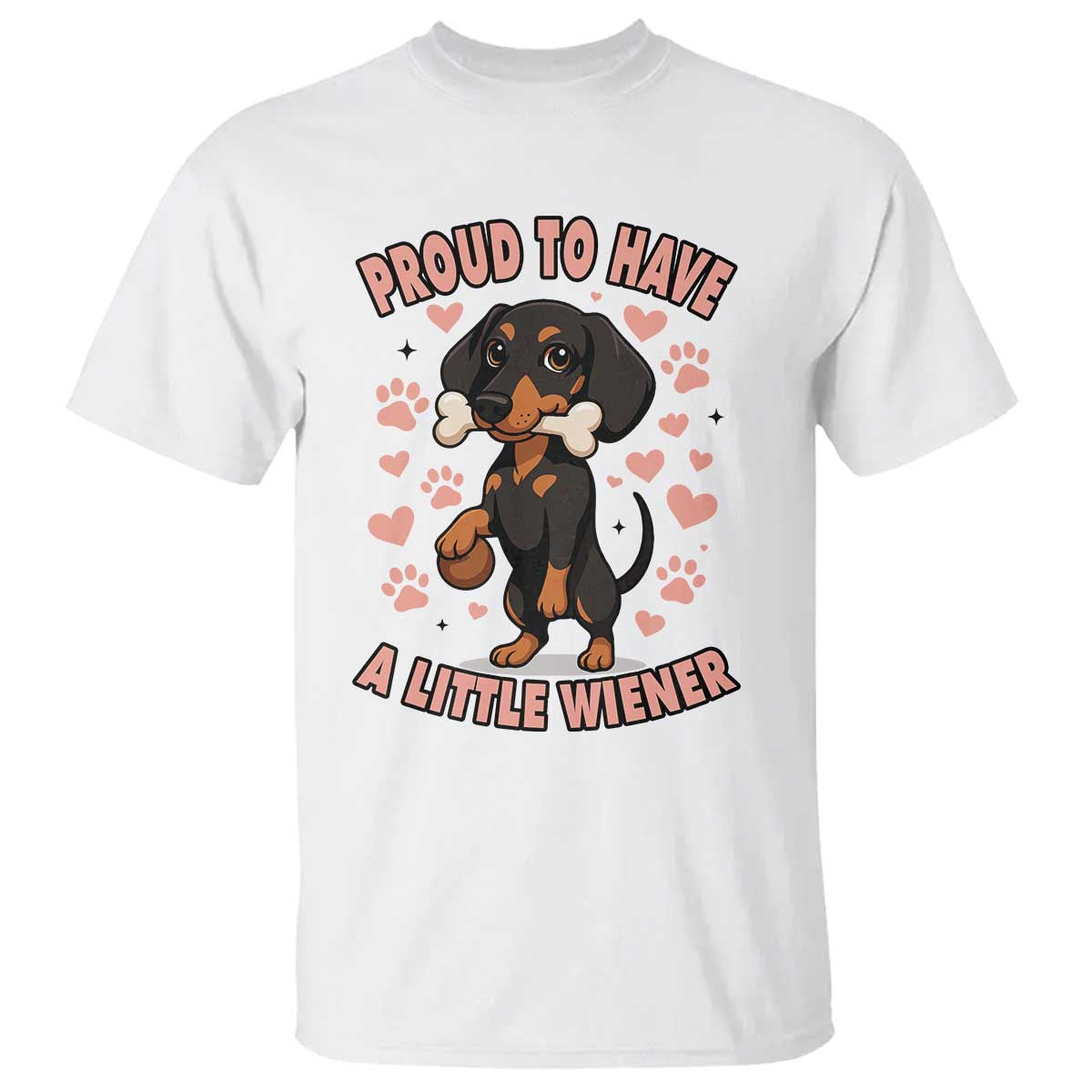 Dachshund Dog Lover T Shirt Proud To Have A Little Wiener - Wonder Print Shop