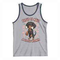 Dachshund Dog Lover Tank Top Proud To Have A Little Wiener - Wonder Print Shop