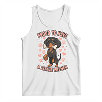 Dachshund Dog Lover Tank Top Proud To Have A Little Wiener - Wonder Print Shop