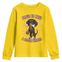 Dachshund Dog Lover Youth Sweatshirt Proud To Have A Little Wiener - Wonder Print Shop