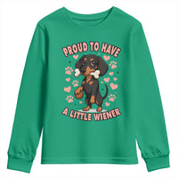 Dachshund Dog Lover Youth Sweatshirt Proud To Have A Little Wiener - Wonder Print Shop