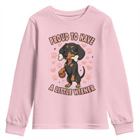 Dachshund Dog Lover Youth Sweatshirt Proud To Have A Little Wiener - Wonder Print Shop