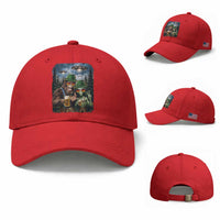 Funny Bigfoot Alien Oktoberfest Baseball Cap Selfie Beer Party German Lederhosen UFO Gift