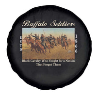 Buffalo Soldiers Black Cavalry 1866 Spare Tire Cover African American Military History Black History Gift