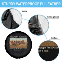 Buffalo Soldiers Black Cavalry 1866 Spare Tire Cover African American Military History Black History Gift