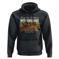 Buffalo Soldiers Black Cavalry 1866 Hoodie African American Military History Black History Gift