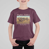 Buffalo Soldiers Black Cavalry 1866 T Shirt For Kid African American Military History Black History Gift