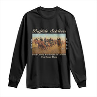 Buffalo Soldiers Black Cavalry 1866 Long Sleeve Shirt African American Military History Black History Gift