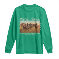 Buffalo Soldiers Black Cavalry 1866 Long Sleeve Shirt African American Military History Black History Gift