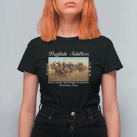 Buffalo Soldiers Black Cavalry 1866 T Shirt For Women African American Military History Black History Gift