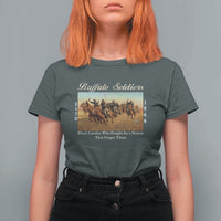 Buffalo Soldiers Black Cavalry 1866 T Shirt For Women African American Military History Black History Gift