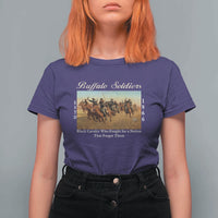 Buffalo Soldiers Black Cavalry 1866 T Shirt For Women African American Military History Black History Gift