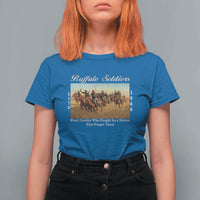 Buffalo Soldiers Black Cavalry 1866 T Shirt For Women African American Military History Black History Gift