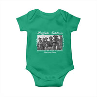 Buffalo Soldiers 1866 African American Cavalry Baby Onesie Black History Military Heritage Gift