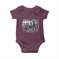 Buffalo Soldiers 1866 African American Cavalry Baby Onesie Black History Military Heritage Gift