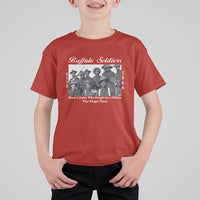 Buffalo Soldiers 1866 African American Cavalry T Shirt For Kid Black History Military Heritage Gift
