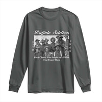 Buffalo Soldiers 1866 African American Cavalry Long Sleeve Shirt Black History Military Heritage Gift