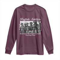 Buffalo Soldiers 1866 African American Cavalry Long Sleeve Shirt Black History Military Heritage Gift