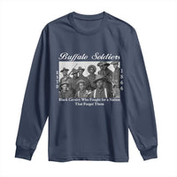 Buffalo Soldiers 1866 African American Cavalry Long Sleeve Shirt Black History Military Heritage Gift